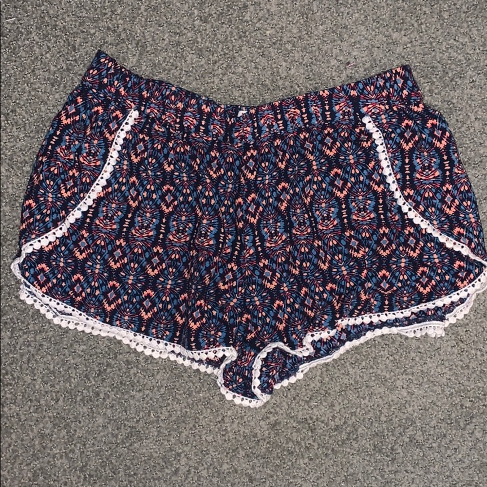 Women’s multicolored flow shorts